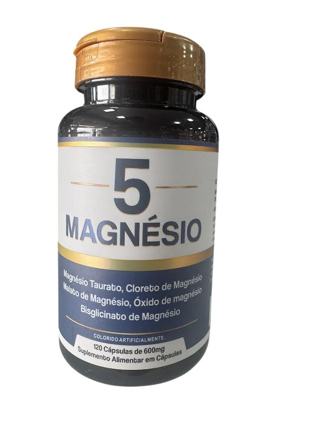 5 magnesios dc suplementos 120 capsulas