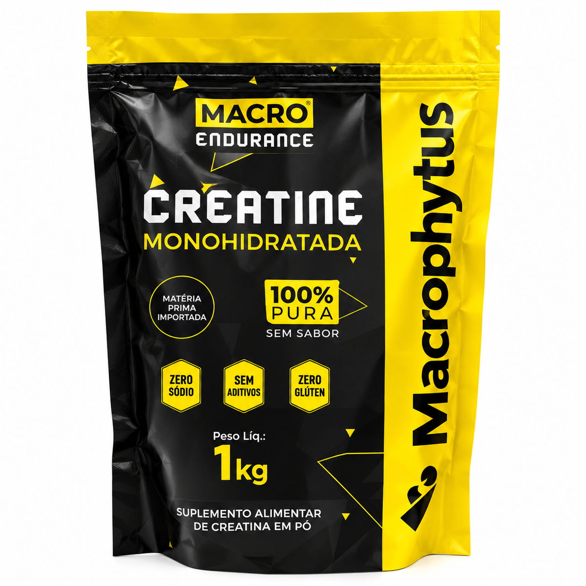 CREATINA 1kg 100% pura macrophytus
