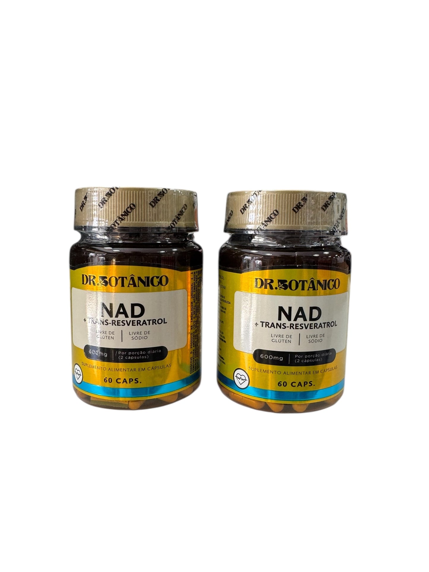 kit x2 NAD + Trans-Resveratrol – Energía Celular y Longevidad