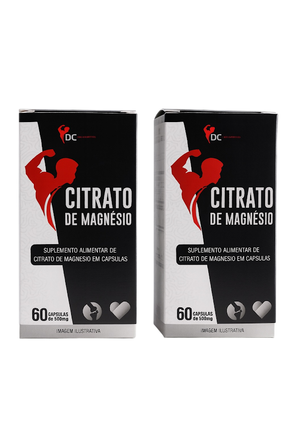 Kit Citrato de Magnesio DC SUPLEMENTOS – Doble Pack (2 × 60 Cápsulas)
