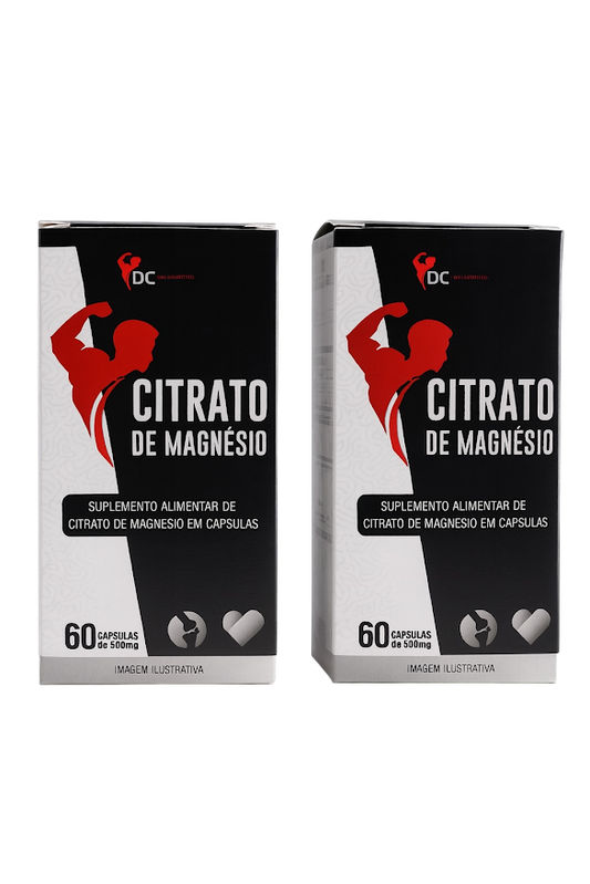 Kit Citrato de Magnesio DC SUPLEMENTOS – Doble Pack (2 × 60 Cápsulas)