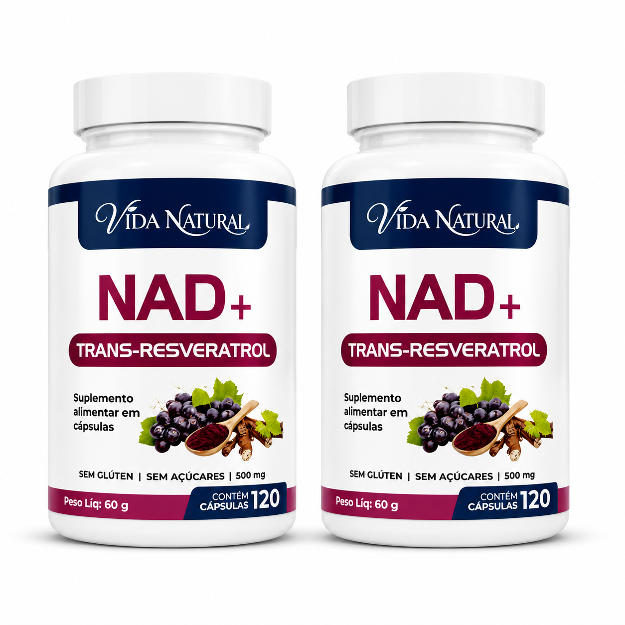 kit x2 NAD + Trans- 240 cápsulas ¡promoción!