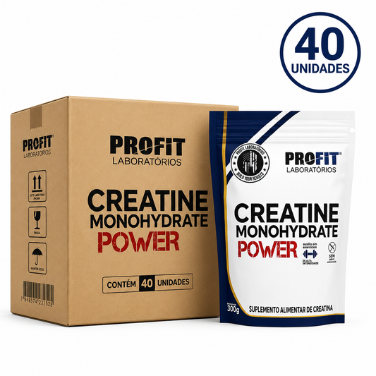 CAJA CON 40 unidades creatina power 300g profit