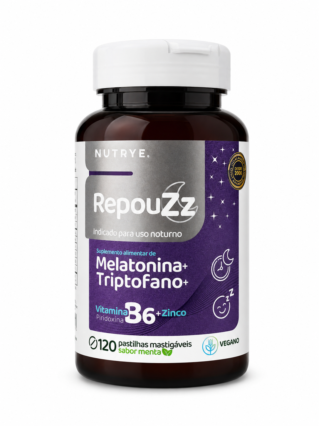 Repouzz – Melatonina + Triptófano + Vitamina B6 + Zinc