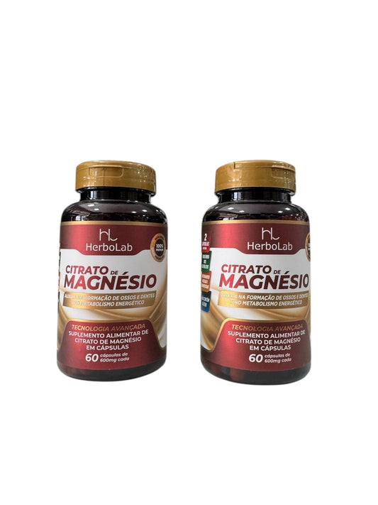 KIT X2 CITRATO DE MAGNESIO HERBOLAB