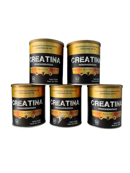 KIT X5 CREATINA 100% PURA LATA