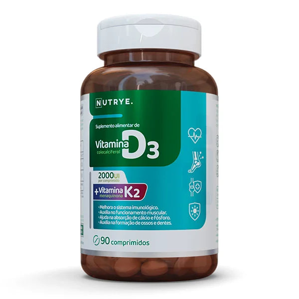 Vitamina D3 + K2 – Nutrye